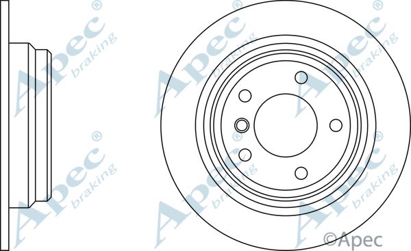 APEC BRAKING Jarrulevy DSK949